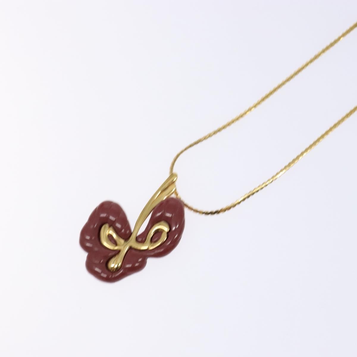 Givenchy Vintage Metal Gold Metal Necklace Jewelry (Pre-Owned)