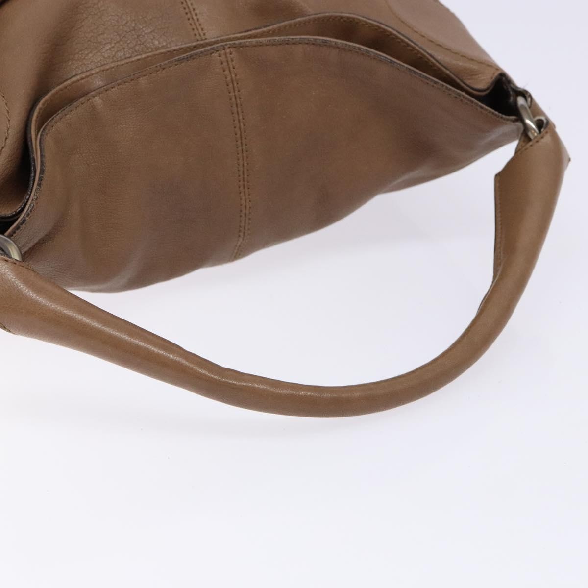 Salvatore Ferragamo Vintage Leather Brown Leather Handbag (Pre-Owned)