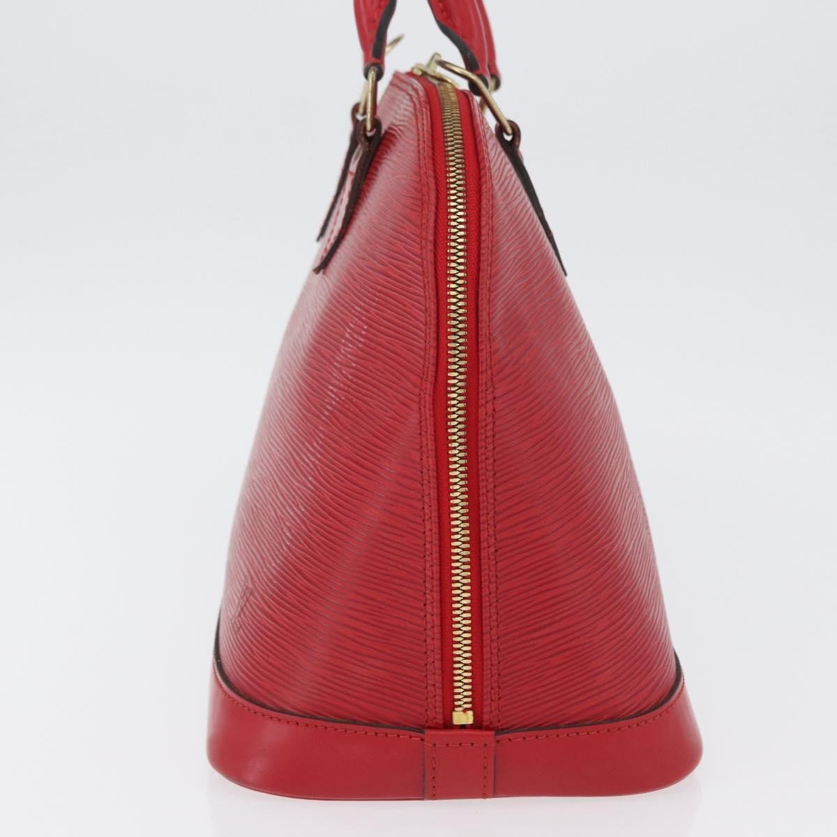 Louis Vuitton Alma Epi Leather Red Leather Handbag (Pre-Owned)