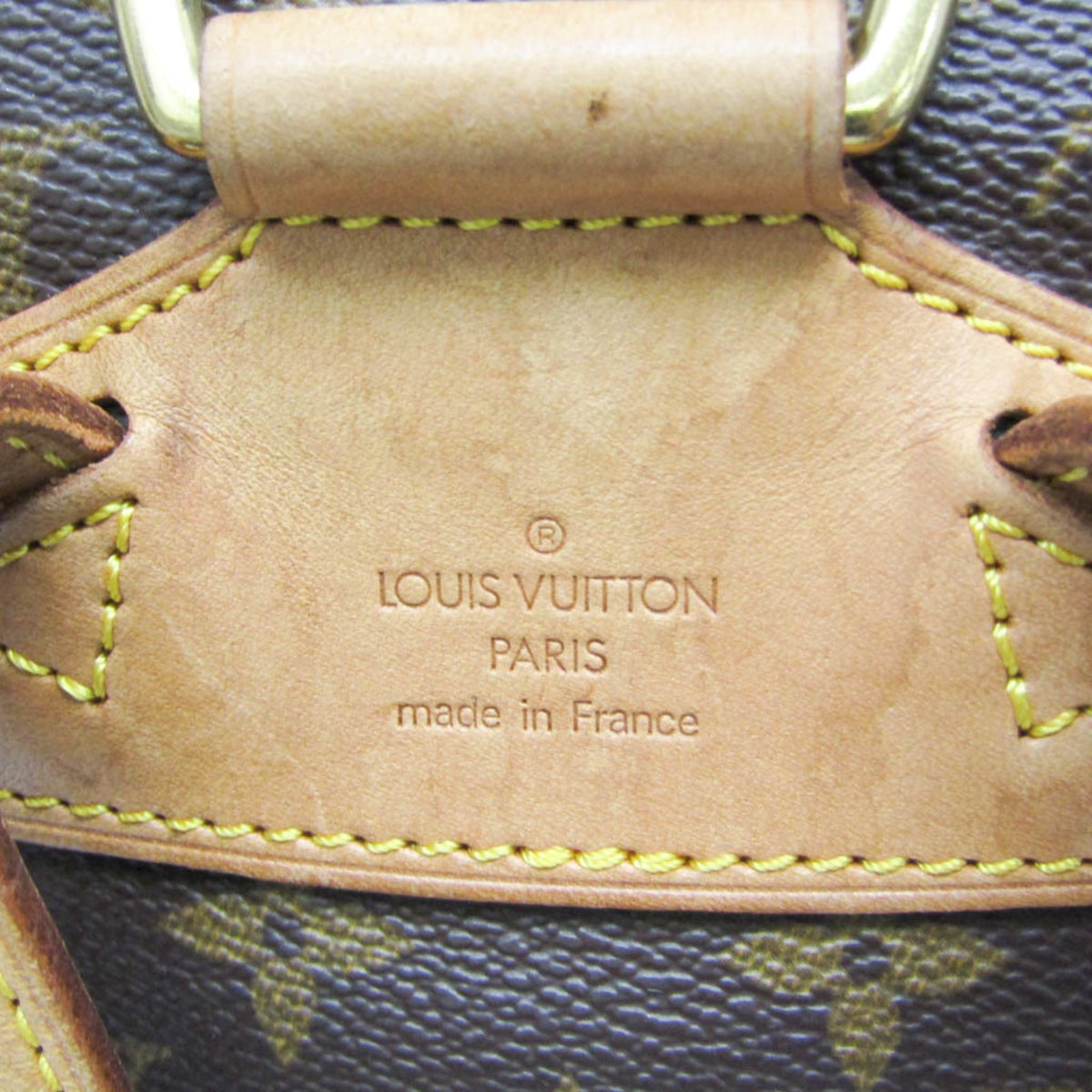 Louis Vuitton Vintage Montsouris Monogram Canvas Brown Canvas Backpack Bag (Pre-Owned)