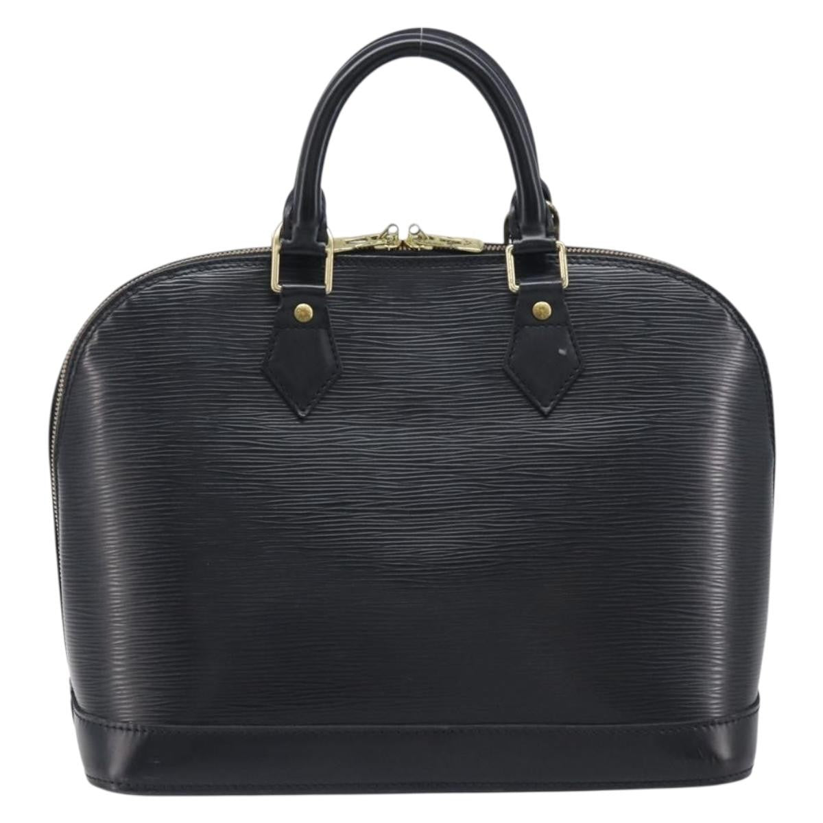 Louis Vuitton Vintage Alma Epi Leather Black Leather Handbag (Pre-Owned)