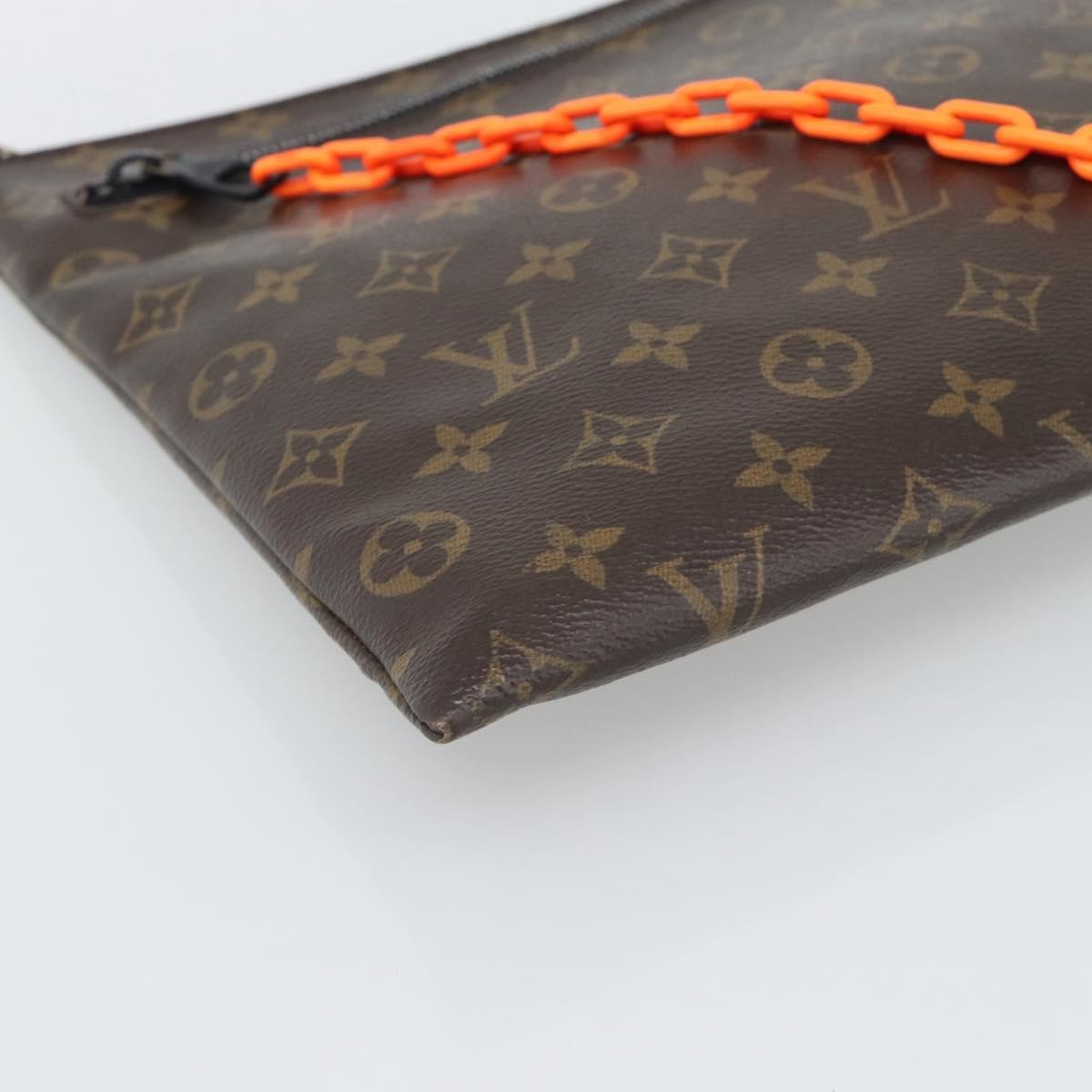 Louis Vuitton Solar Ray A4 Monogram Canvas Brown Canvas Clutche & Pouche Bag (Pre-Owned)