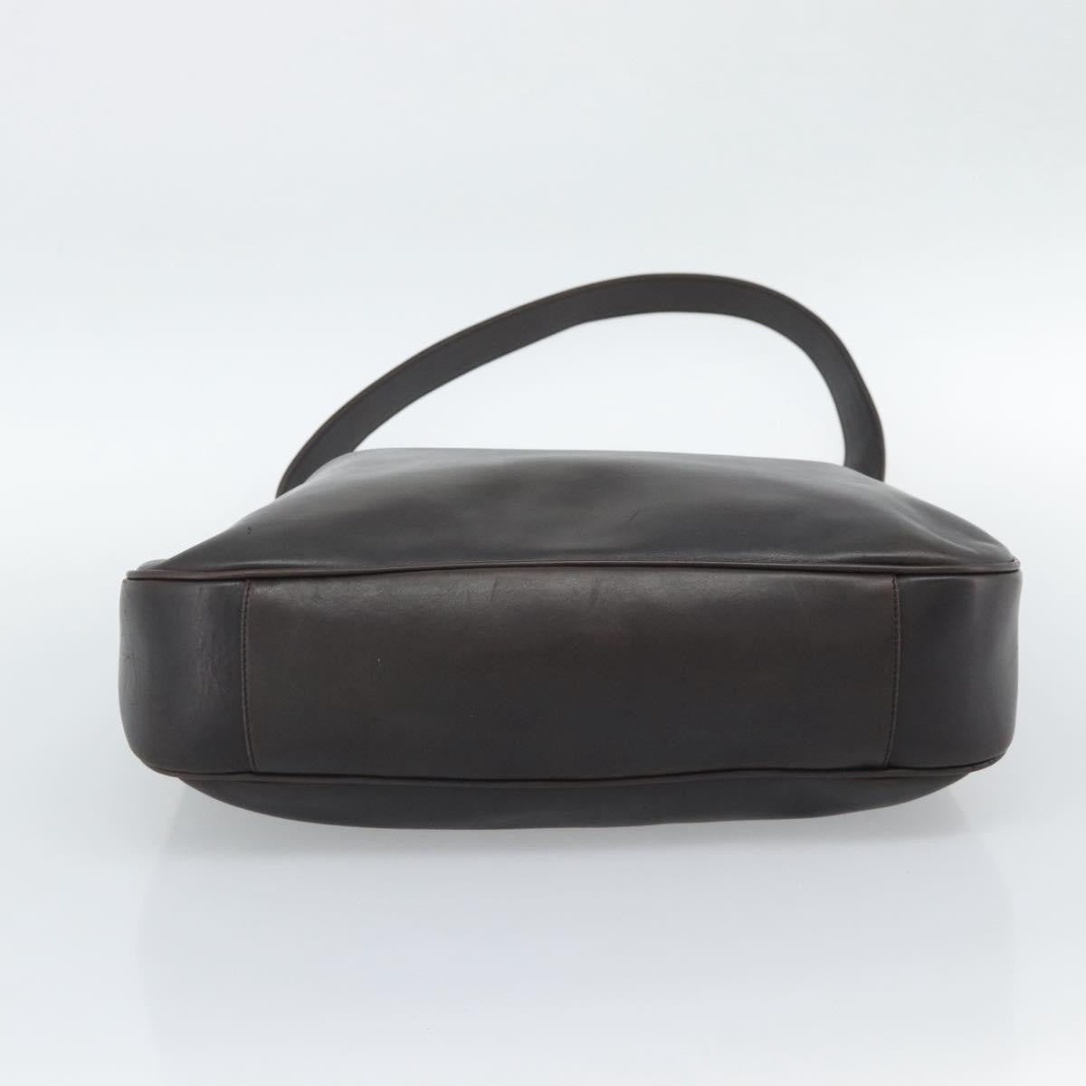 Gucci Vintage Bamboo Hobo Leather Brown Leather Shoulder Bag Bag (Pre-Owned)