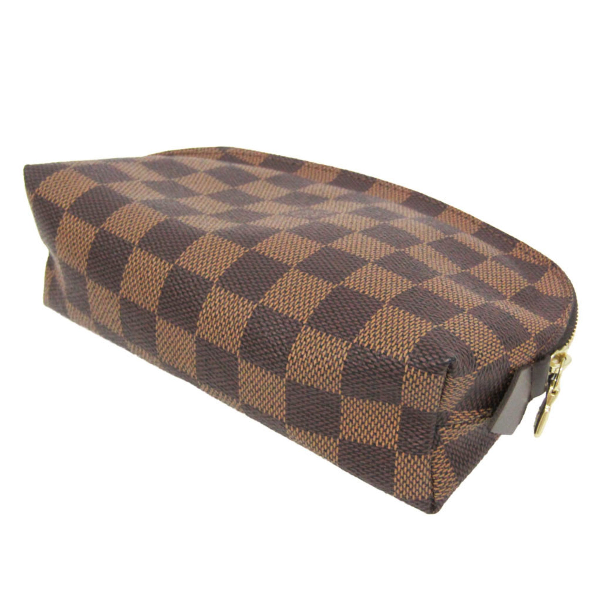 Louis Vuitton Cosmetic Damier Ebene Brown Canvas Clutche & Pouche Bag (Pre-Owned)