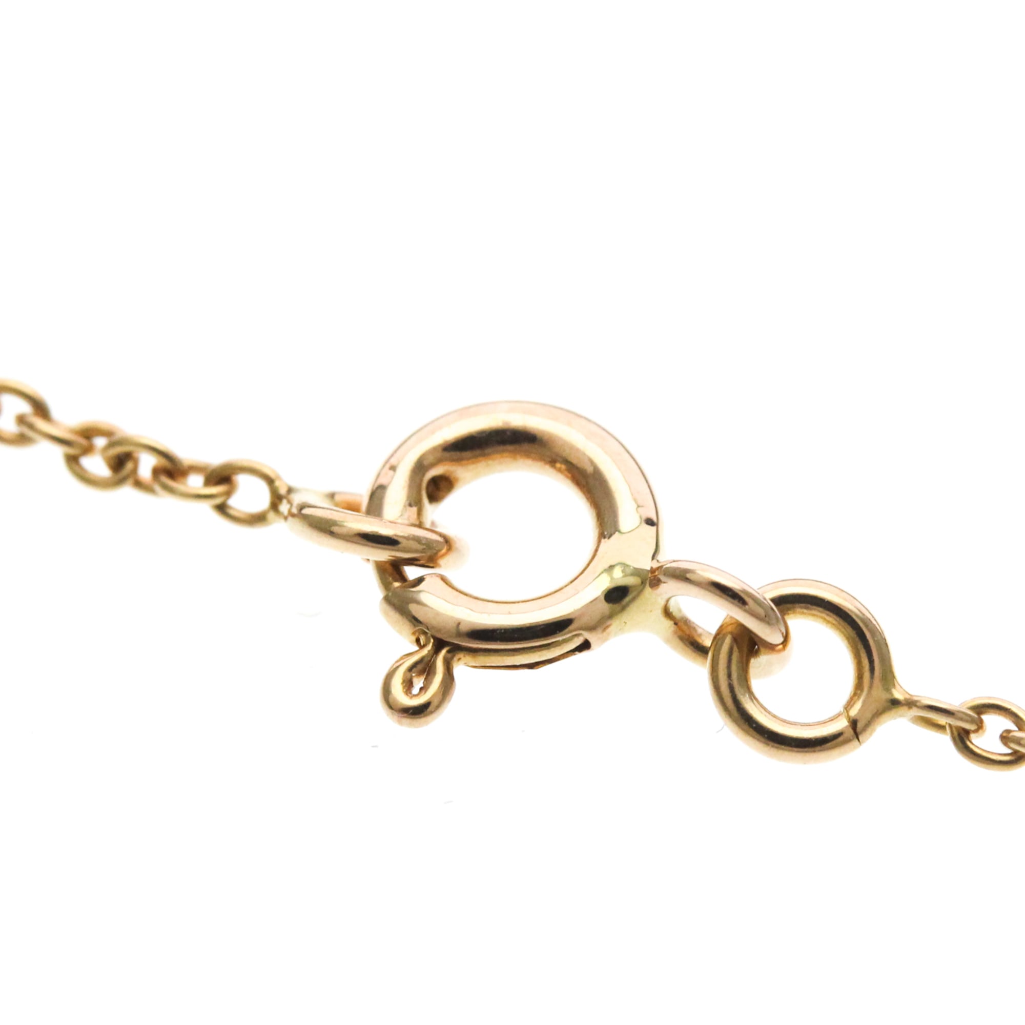 Christian Dior Rose Des Vents 18K Rose Gold With Diamonds Gold Pink_Gold Necklace Jewelry (Pre-Owned)