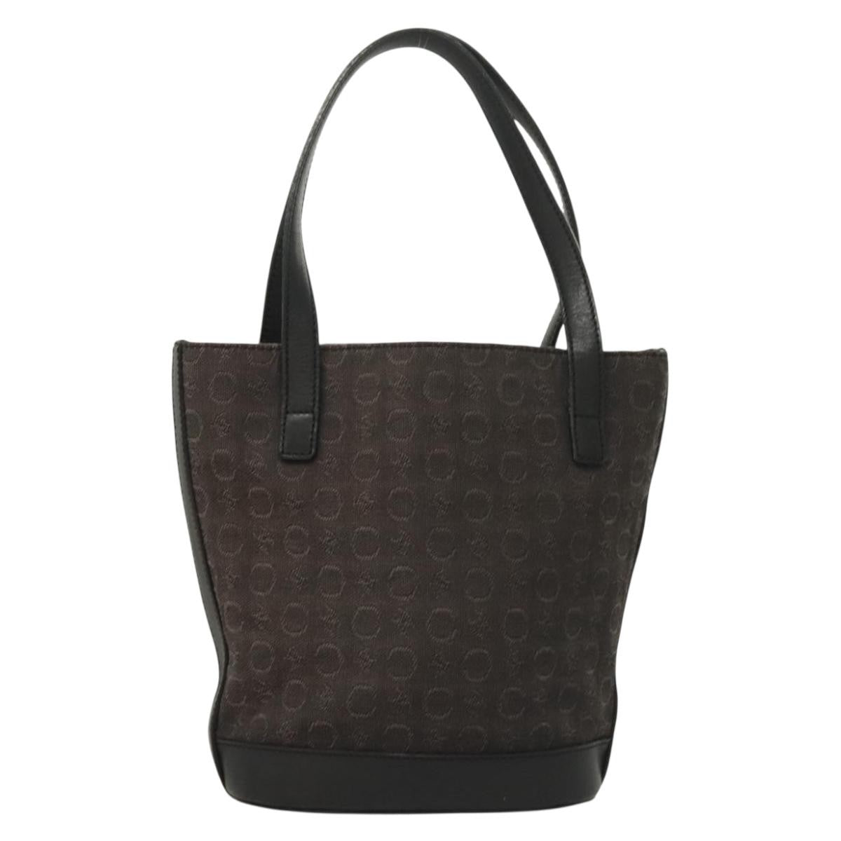 Celine C Macadam Canvas Black Canvas Handbag (Pre-Owned)