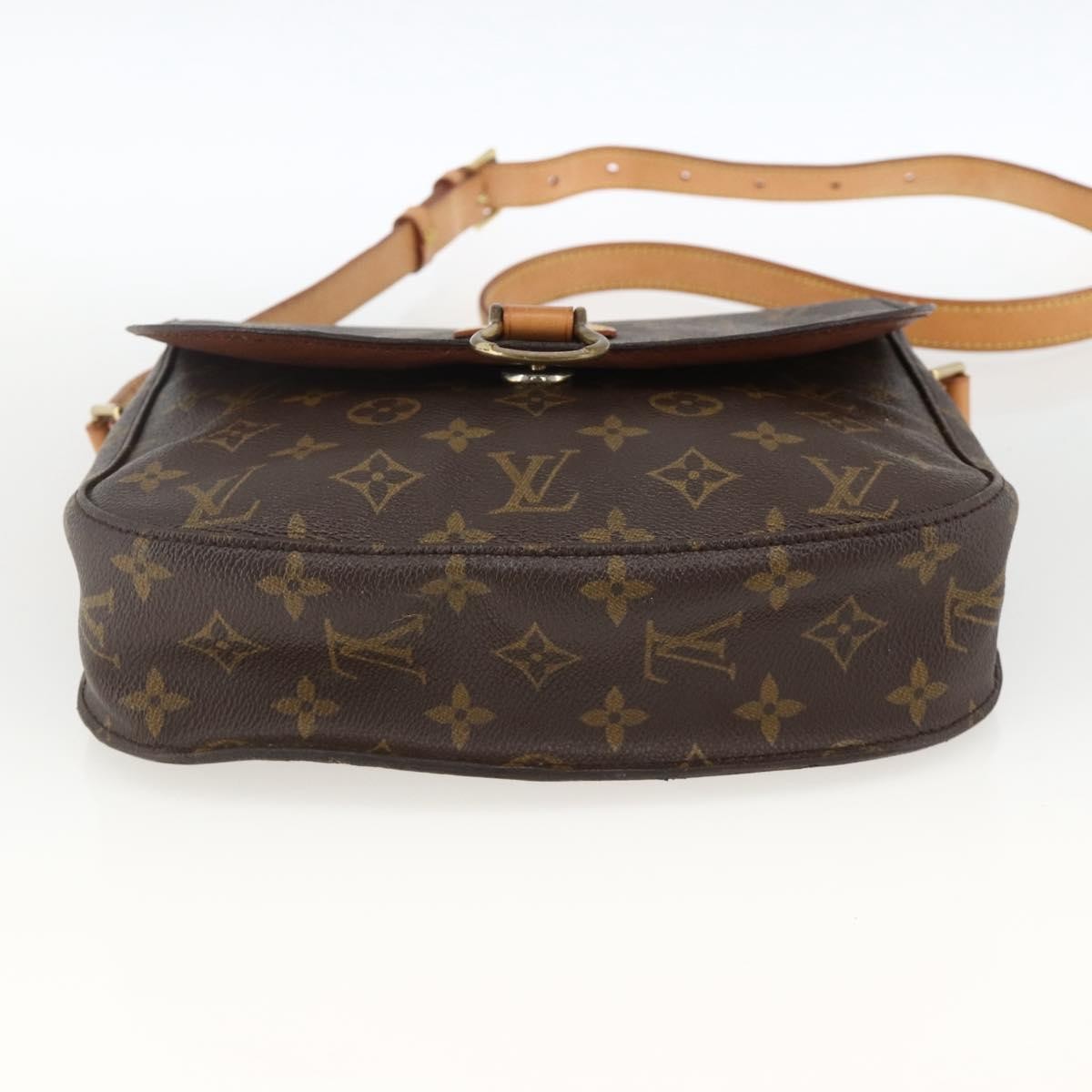 Louis Vuitton Saint Cloud Monogram Canvas Brown Canvas Handbag (Pre-Owned)