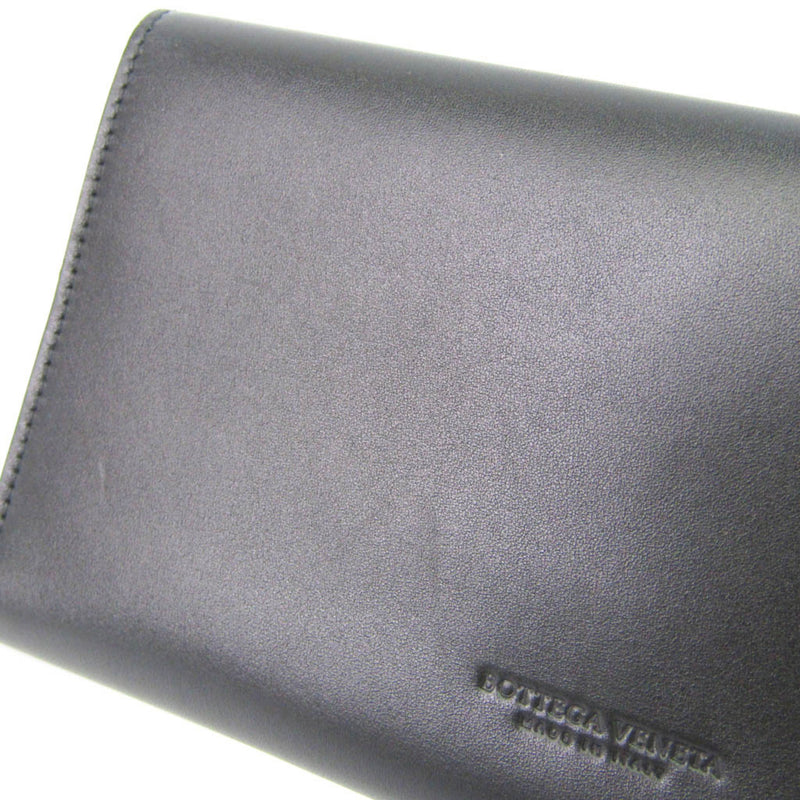 Bottega Veneta Continental Black Leather Wallet  (Pre-Owned)