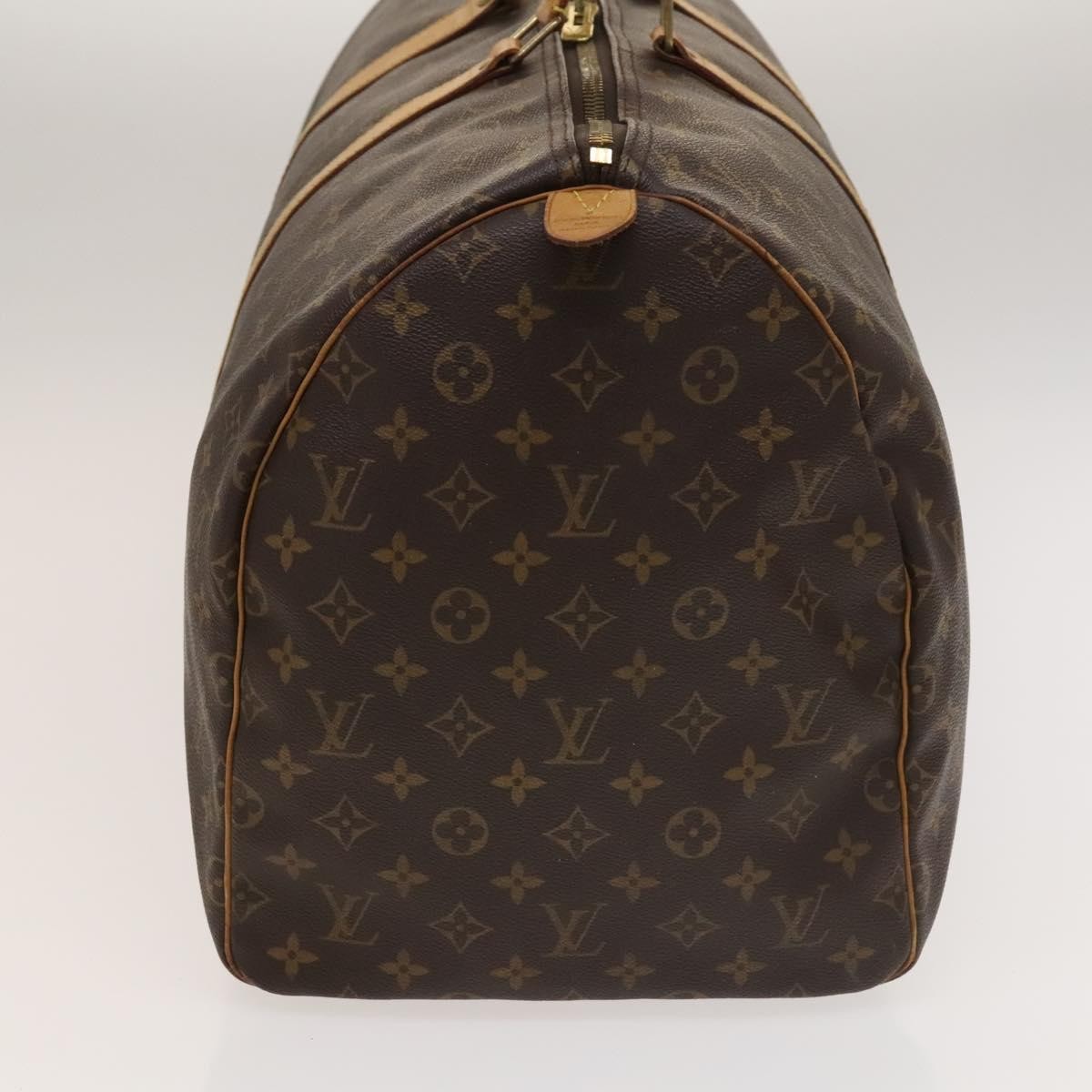 Louis Vuitton Keepall Monogram Canvas Brown Canvas Travel Bag Bag (Pre-Owned)