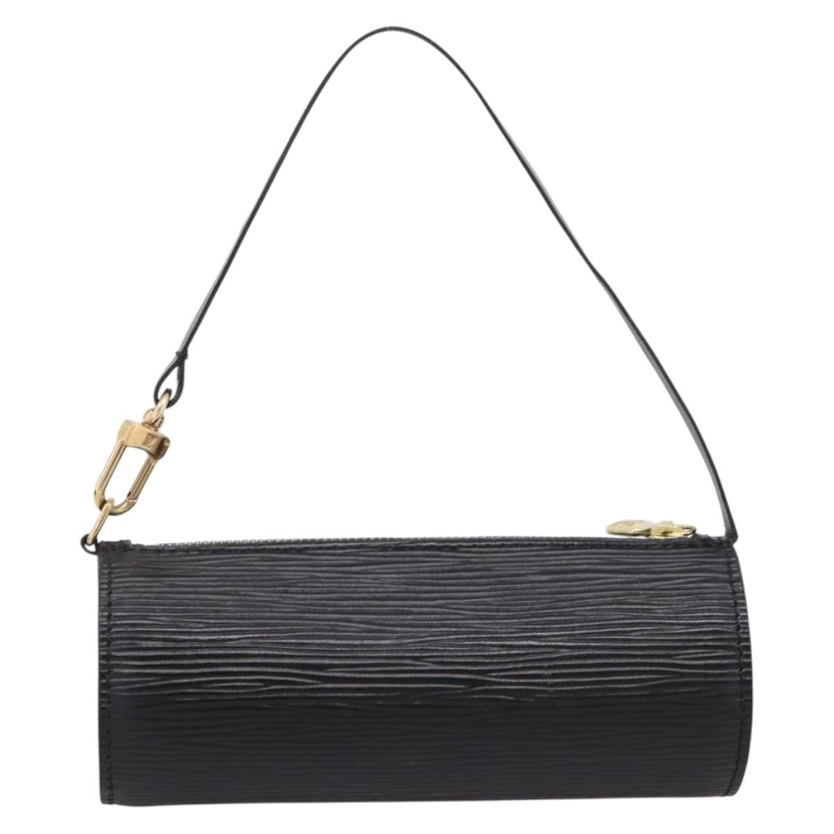 Louis Vuitton Soufflot Pochette Epi Leather Black Leather Clutche & Pouche Bag (Pre-Owned)