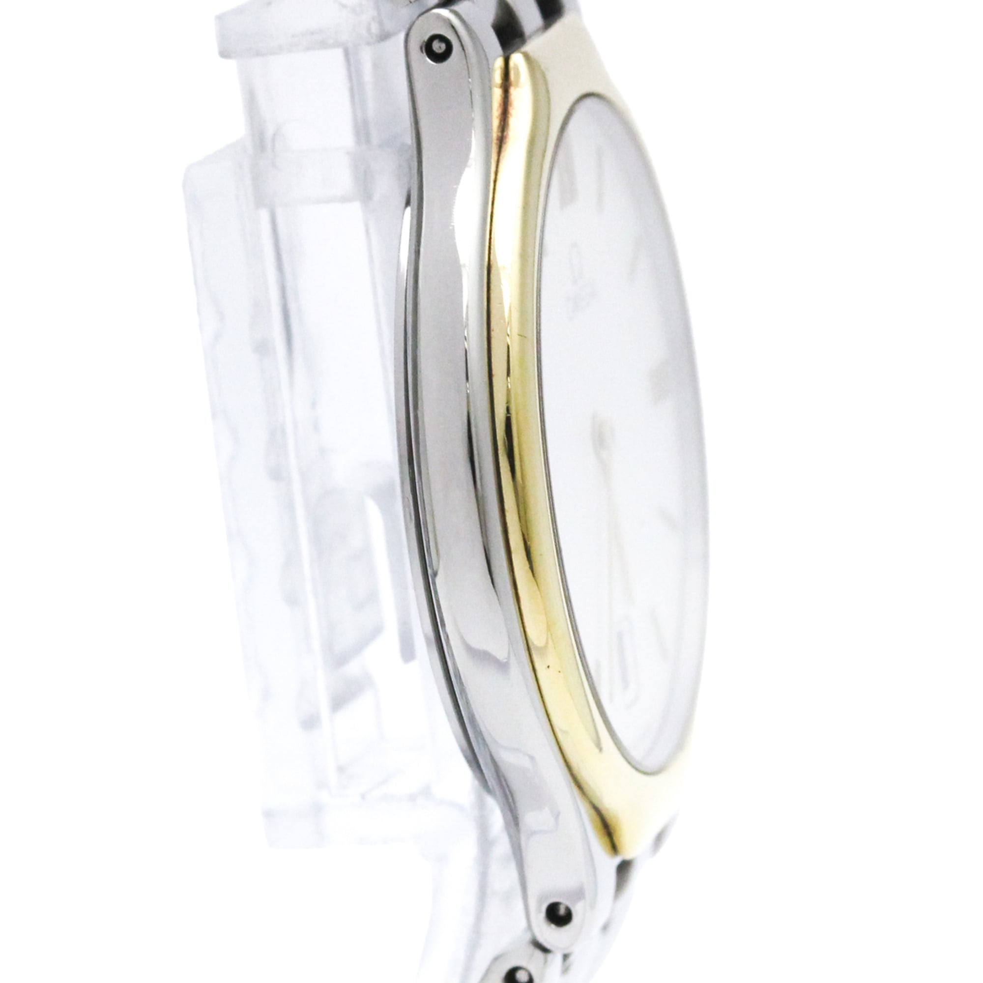 Omega De Ville Quartz Stainless Steel And Yellow Gold Watch (Pre-Owned)