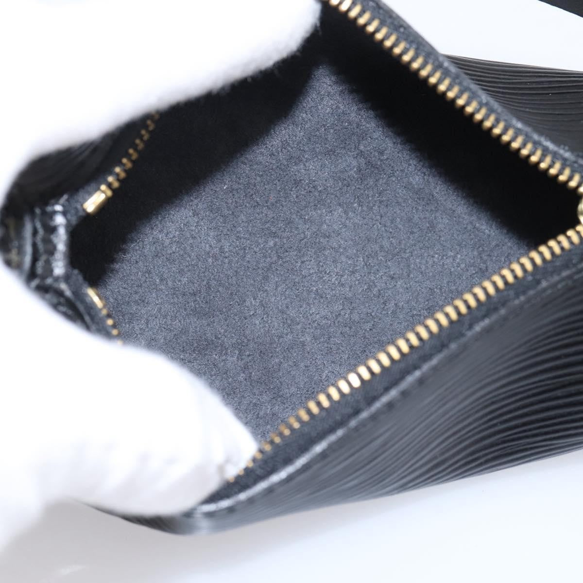 Louis Vuitton Soufflot Pochette Epi Leather Black Leather Clutche & Pouche Bag (Pre-Owned)