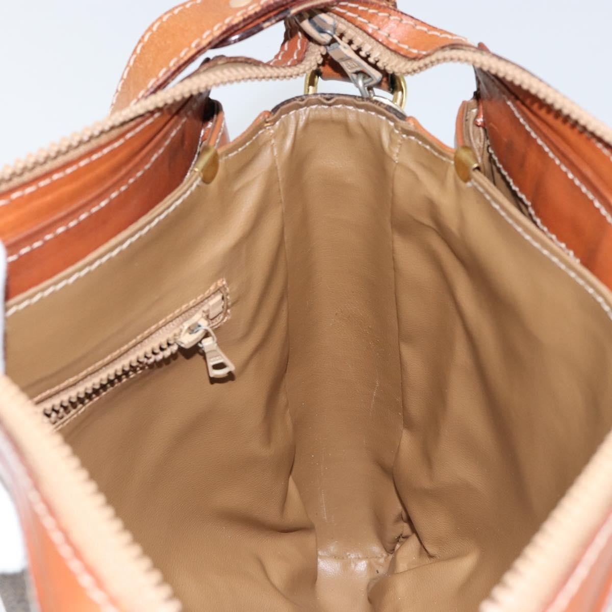 Celine Macadam Shoulder Pvc Leather Brown Canvas Shoulder Bag Bag (Pre-Owned)