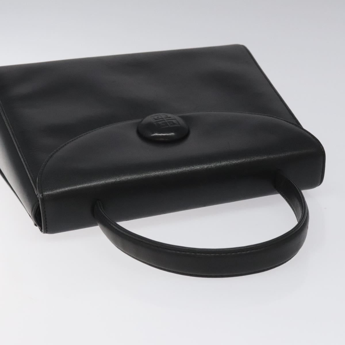 Givenchy Vintage Leather Black Leather Handbag (Pre-Owned)