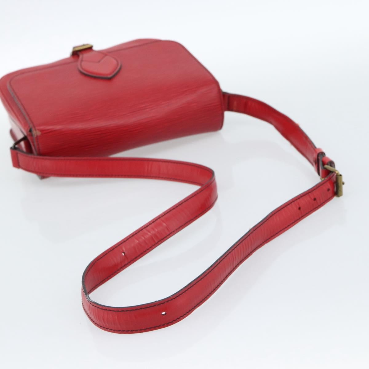 Louis Vuitton Cartouchiere Epi Leather Red Leather Shoulder Bag Bag (Pre-Owned)