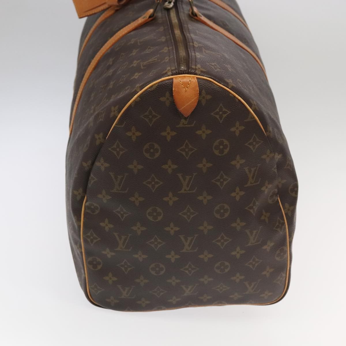 Louis Vuitton Keepall Monogram Canvas Brown Canvas Travel Bag Bag (Pre-Owned)