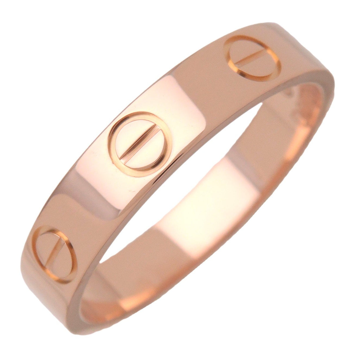 Cartier Love Wedding Band 18K Rose Gold Gold Rose_Gold Ring Jewelry (Pre-Owned)