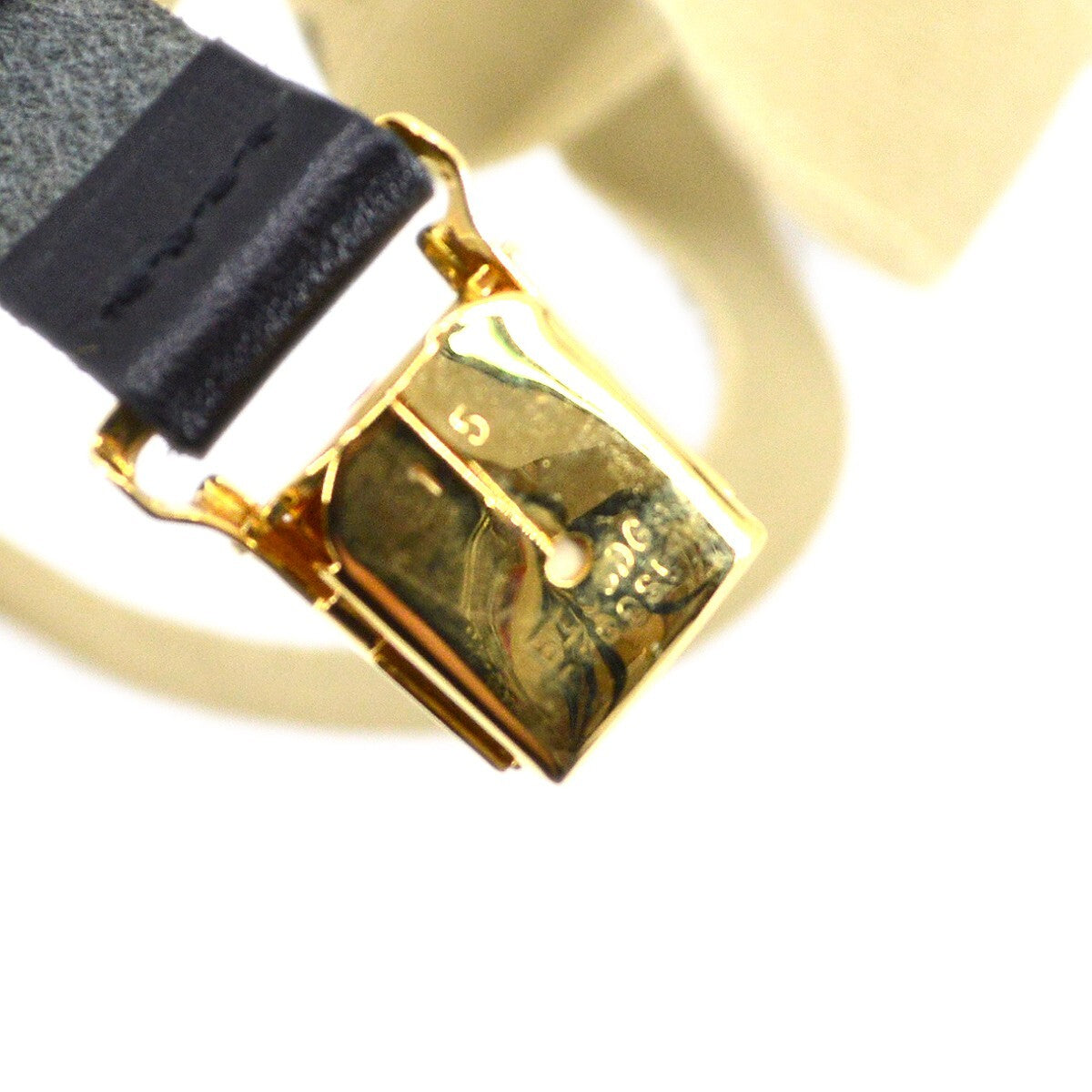 Chanel Logo Suspenders Canvas Beige Canvas Belts Accessory (Pre-Owned)