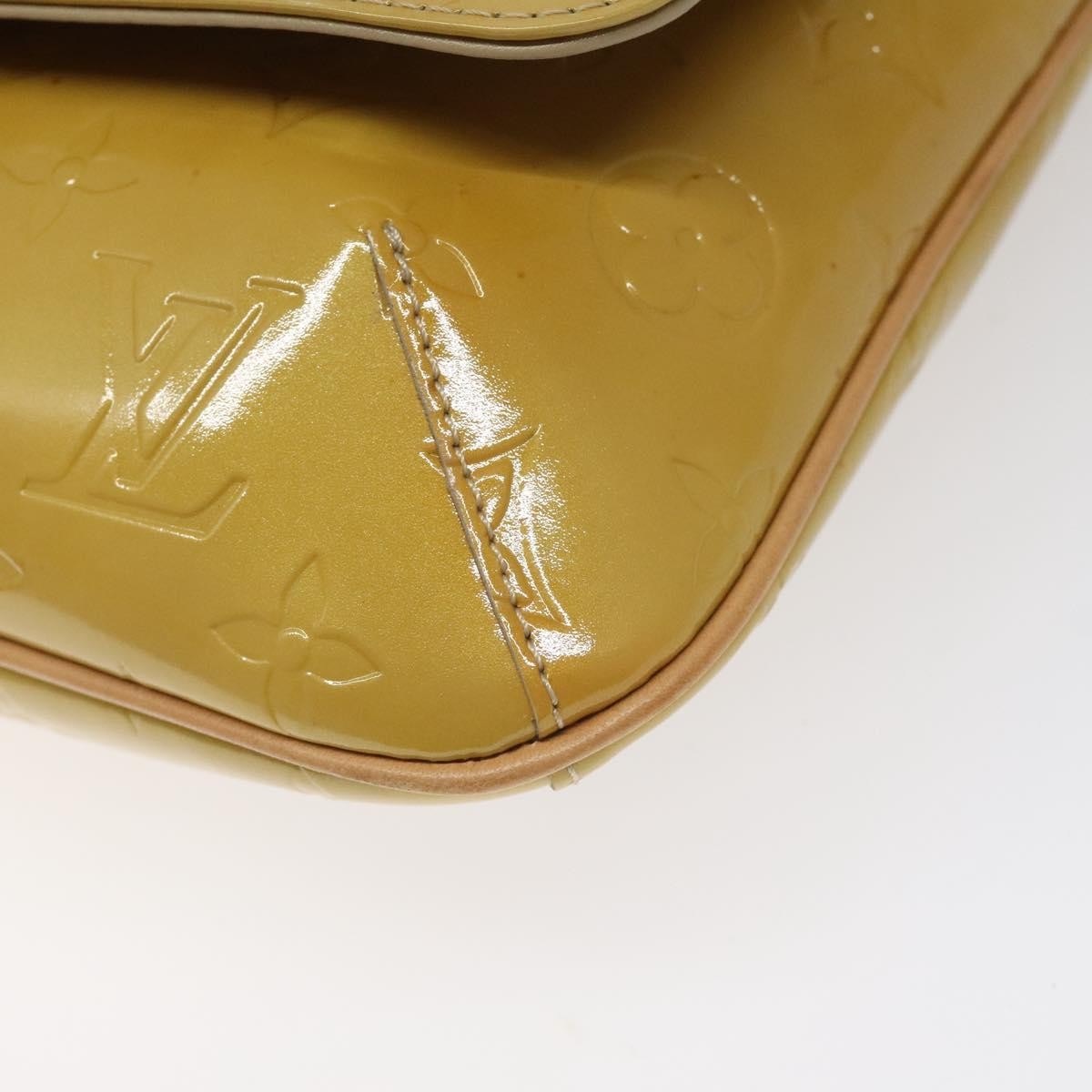 Louis Vuitton Thompson Street Monogram Vernis Beige Patent_Leather Shoulder Bag Bag (Pre-Owned)
