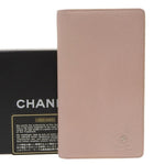 Chanel Camellia Pink Leather Wallet  (Pre-Owned)