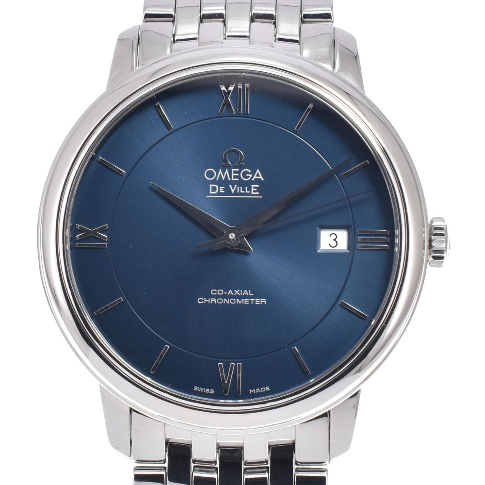 Omega De Ville Prestige Co-Axial Chronometer Automatic Stainless Steel And Mother Of Pearl Watch (Pre-Owned)