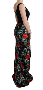 Dolce & Gabbana Elegant Floral Sheath Women's Gown