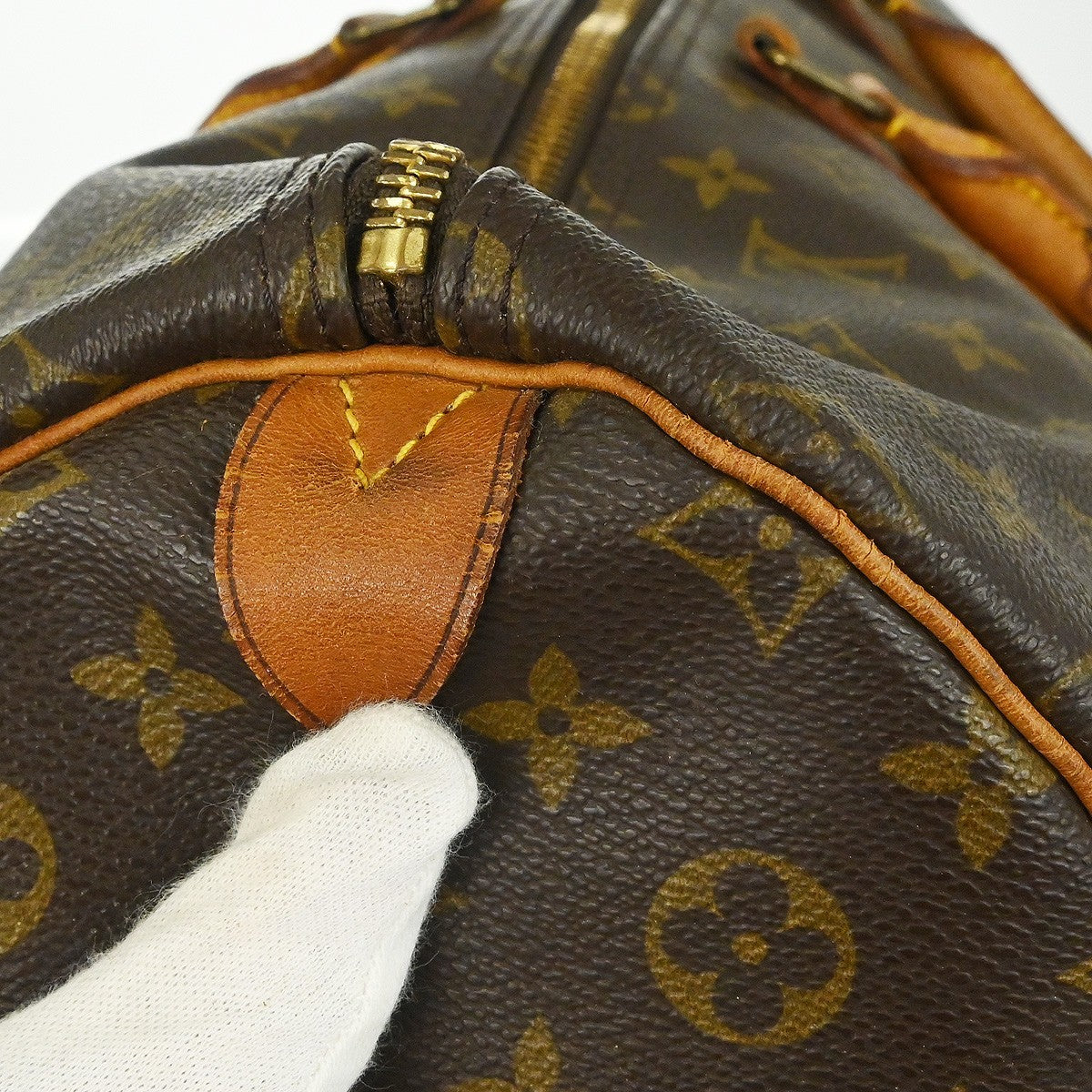 Louis Vuitton Keepall Monogram Canvas Brown Canvas Travel Bag Bag (Pre-Owned)