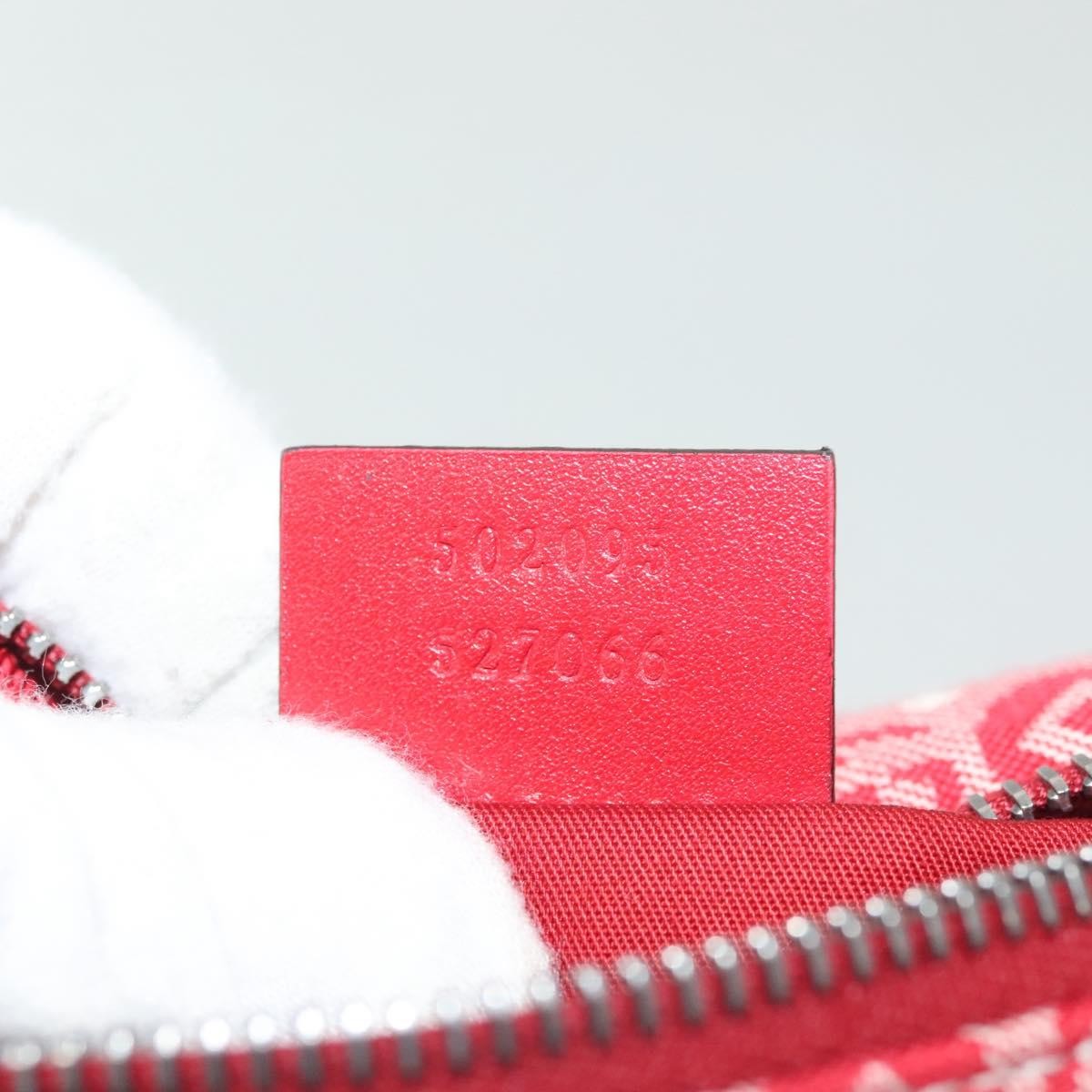 Gucci Children's Belt Printed Gg Coated Canvas Red Canvas Handbag (Pre-Owned)