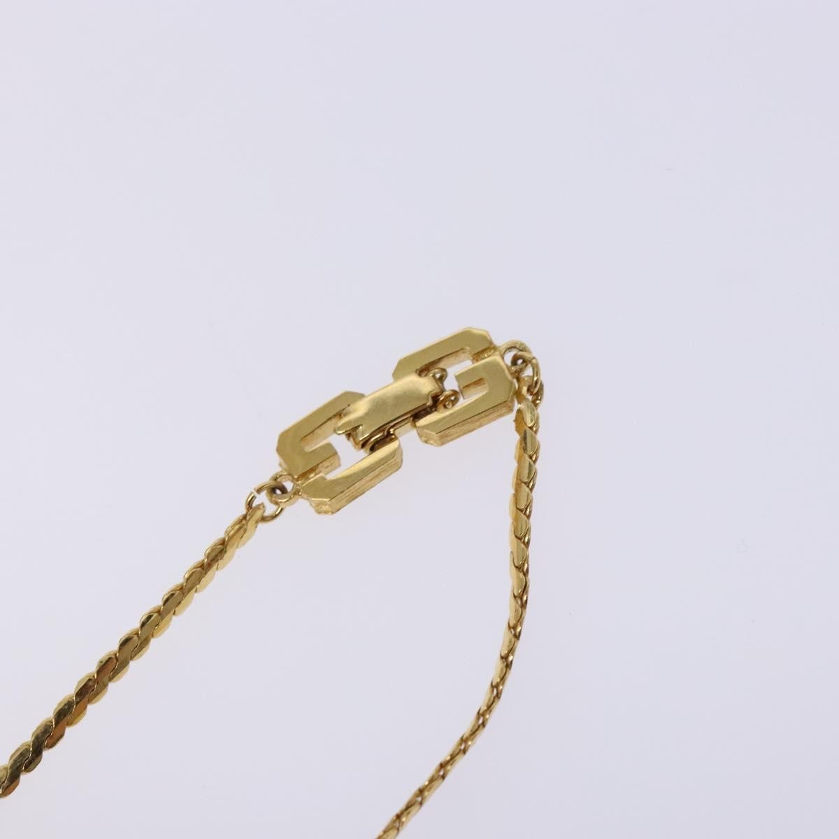 Givenchy Vintage Metal Gold Metal Necklace Jewelry (Pre-Owned)
