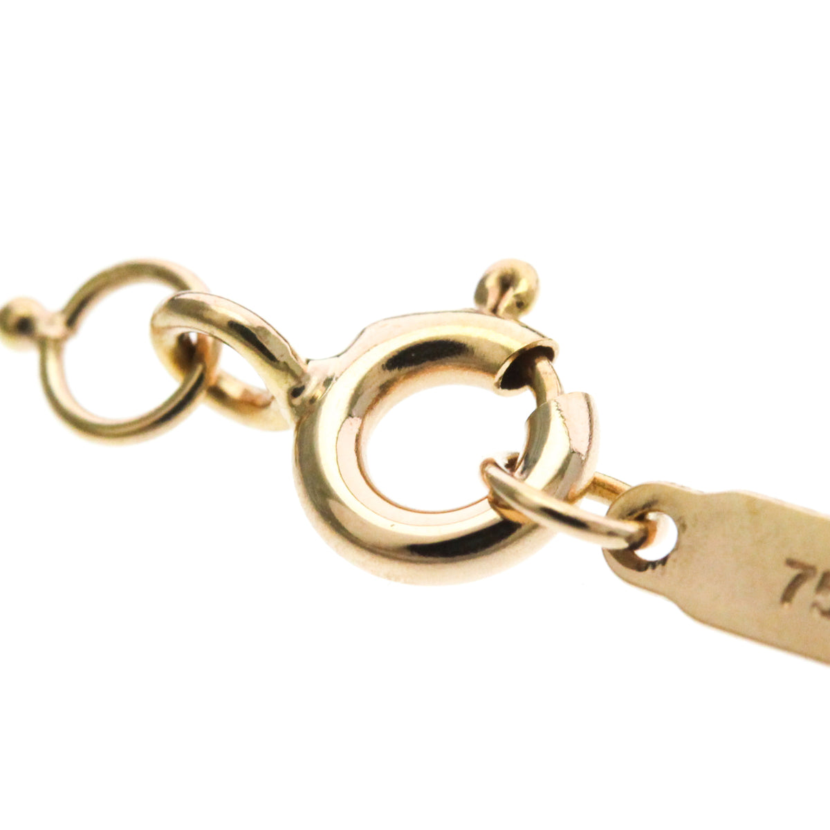 Tiffany & Co. Heart Key Pendant 18K Rose Gold With Diamonds Gold Pink_Gold Necklace Jewelry (Pre-Owned)