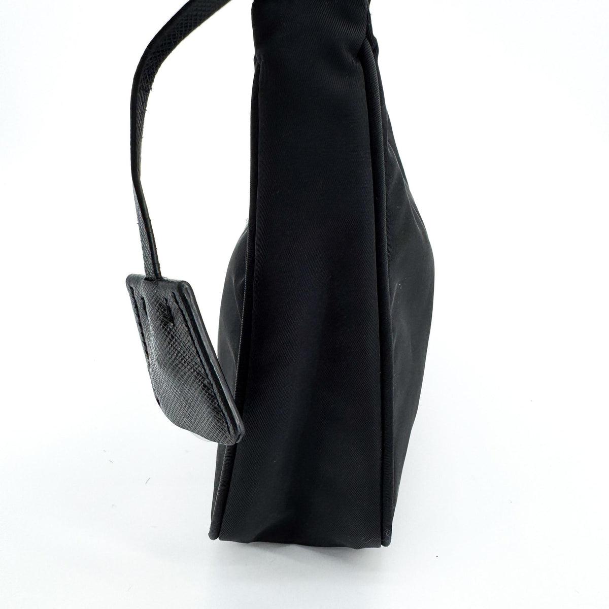 Prada Re-Edition Velvet Black Nylon Shoulder Bag Bag (Pre-Owned)