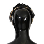Dolce & Gabbana Clear Crystal Brown Hair Women's Headband