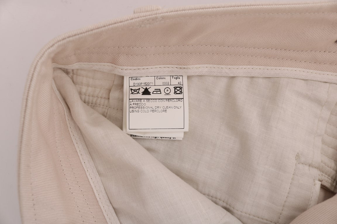 Ermanno Scervino Chic White Slim Fit Denim Women's Treasure