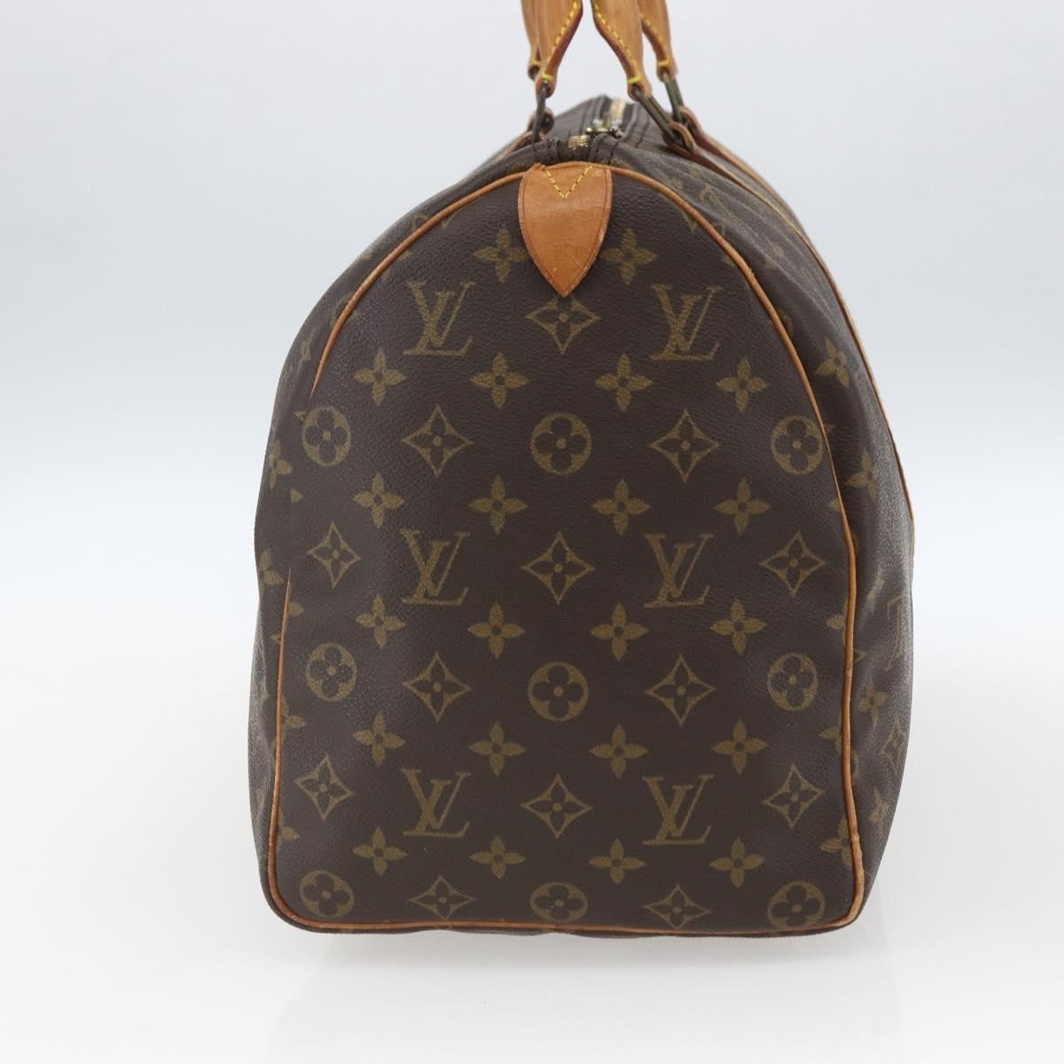 Louis Vuitton Keepall Monogram Canvas Brown Canvas Travel Bag Bag (Pre-Owned)
