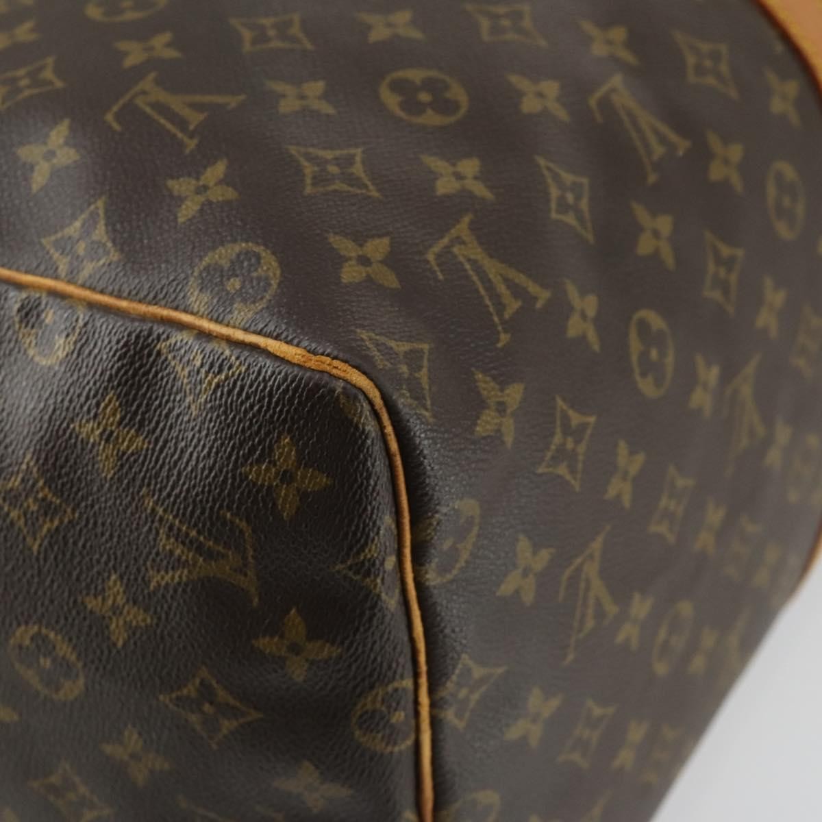 Louis Vuitton Keepall Monogram Canvas Brown Canvas Travel Bag Bag (Pre-Owned)
