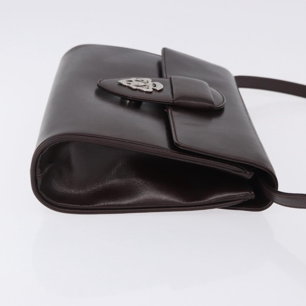 Gucci Vintage Leather Brown Leather Shoulder Bag Bag (Pre-Owned)