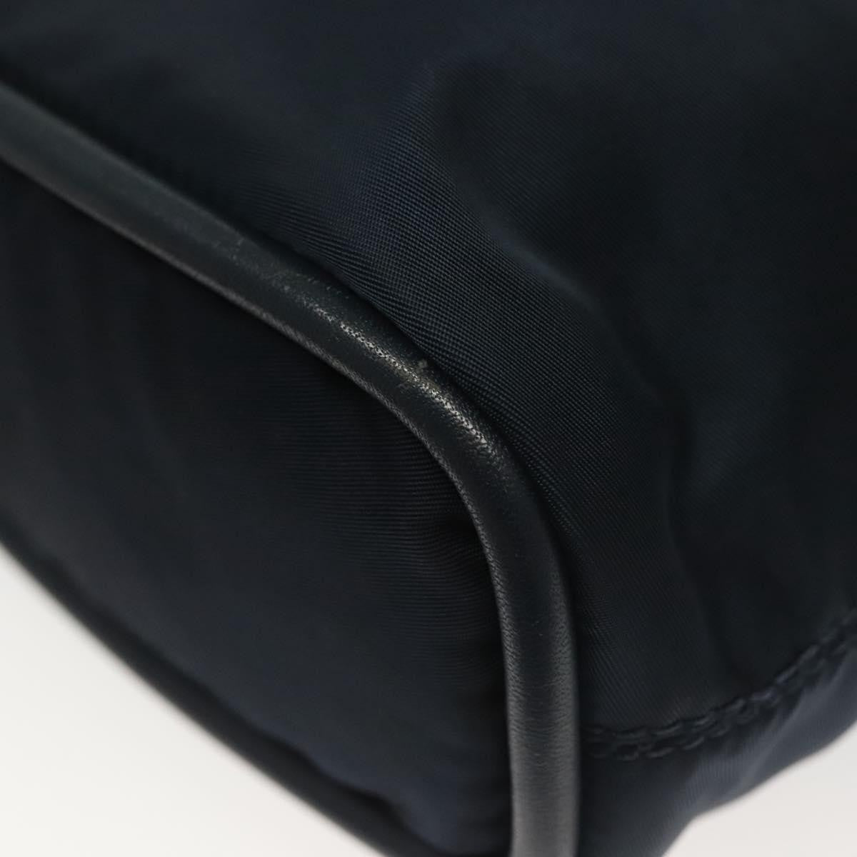Celine Handbag Nylon Navy Nylon Handbag (Pre-Owned)