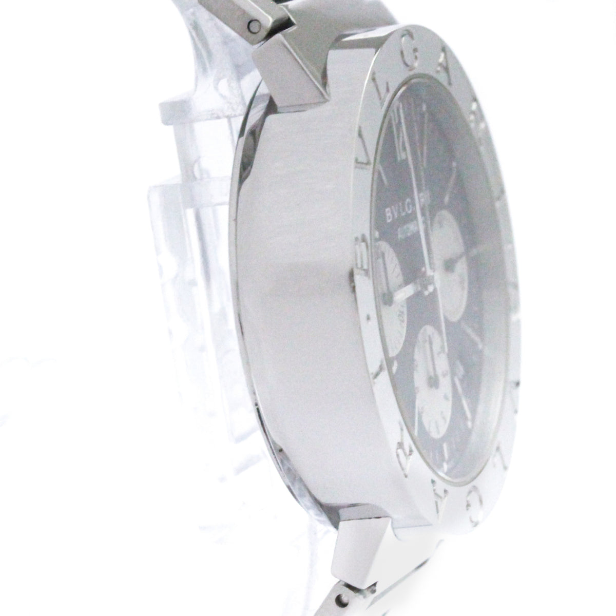 Bvlgari Bvlgari Bvlgari Chronograph Automatic Stainless Steel Watch (Pre-Owned)