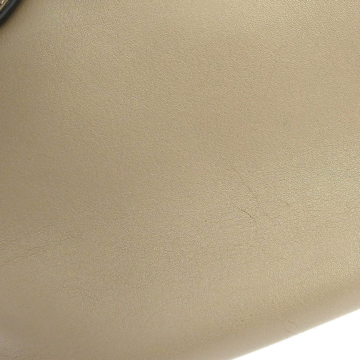 Fendi By The Way Satchel Leather Beige Leather Handbag (Pre-Owned)