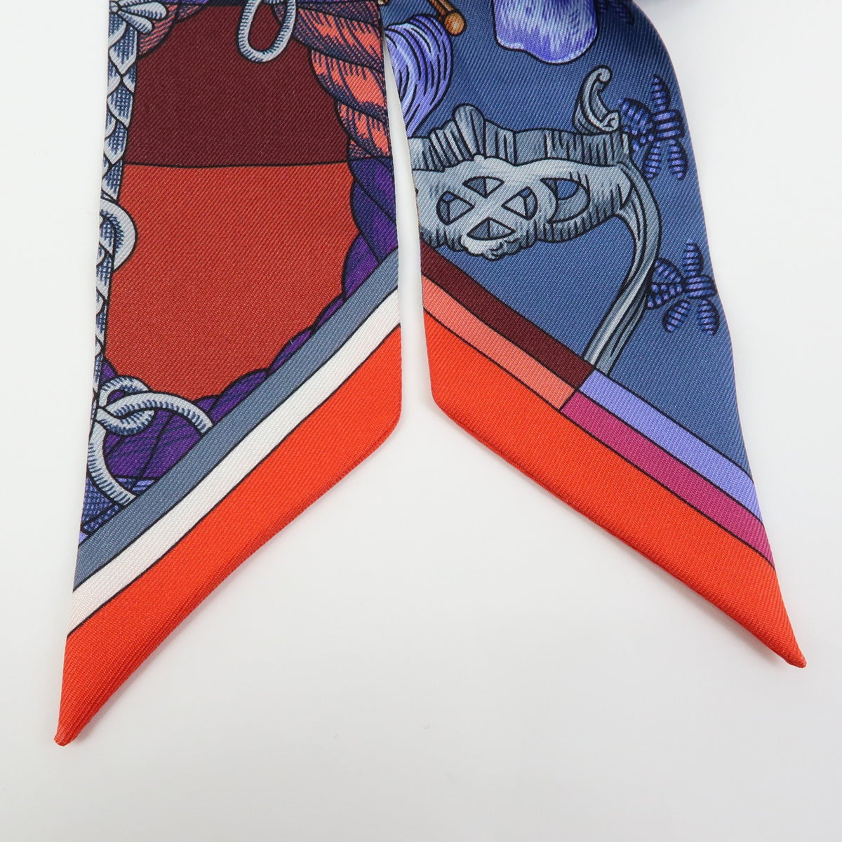 Hermes Twilly Scarf Silk Multicolour Silk Scarve & Shawl Accessory (Pre-Owned)