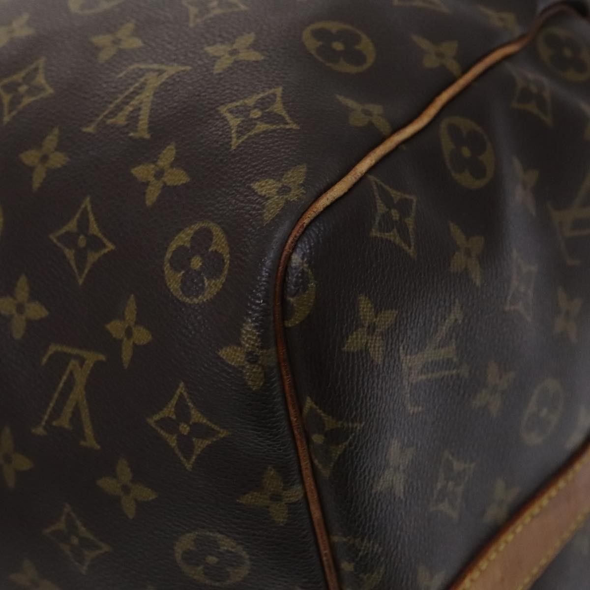 Louis Vuitton Keepall Bandouliere Monogram Canvas Brown Canvas Travel Bag Bag (Pre-Owned)