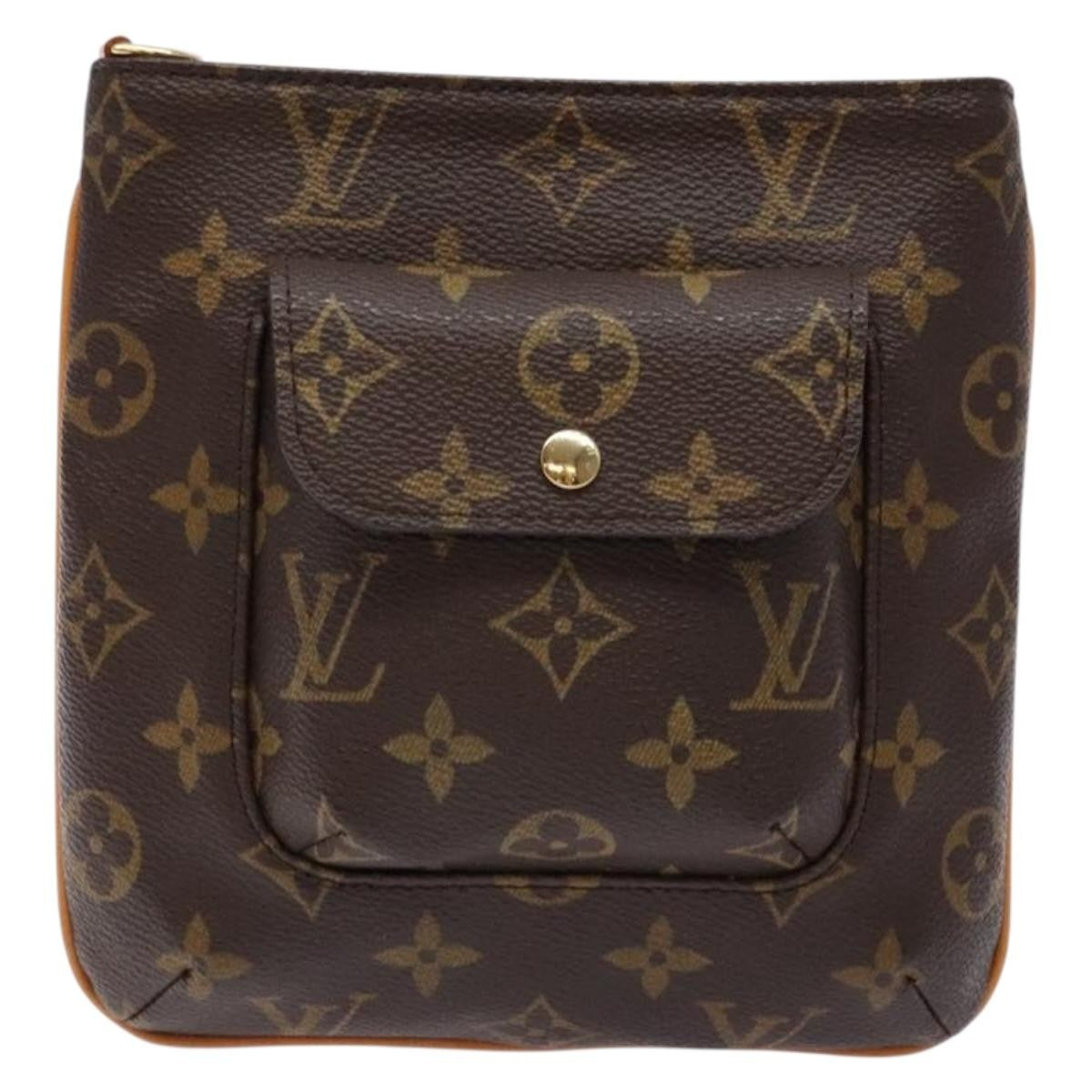 Louis Vuitton Partition Wristlet Clutch Monogram Canvas Brown Canvas Clutche & Pouche Bag (Pre-Owned)