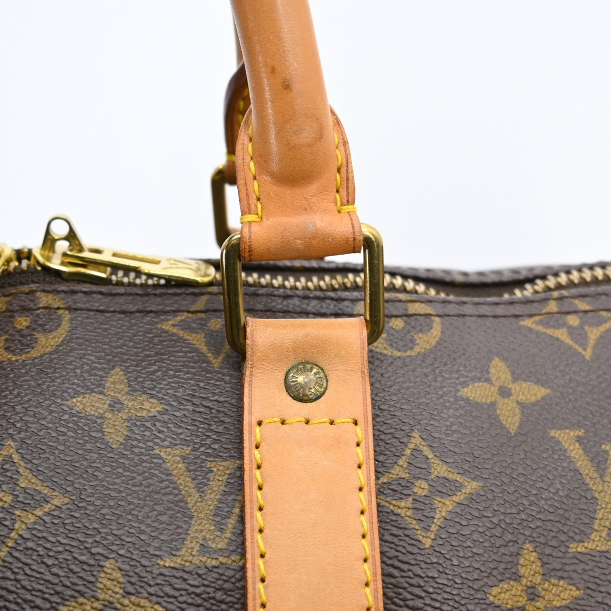 Louis Vuitton Keepall Monogram Canvas Brown Canvas Travel Bag Bag (Pre-Owned)