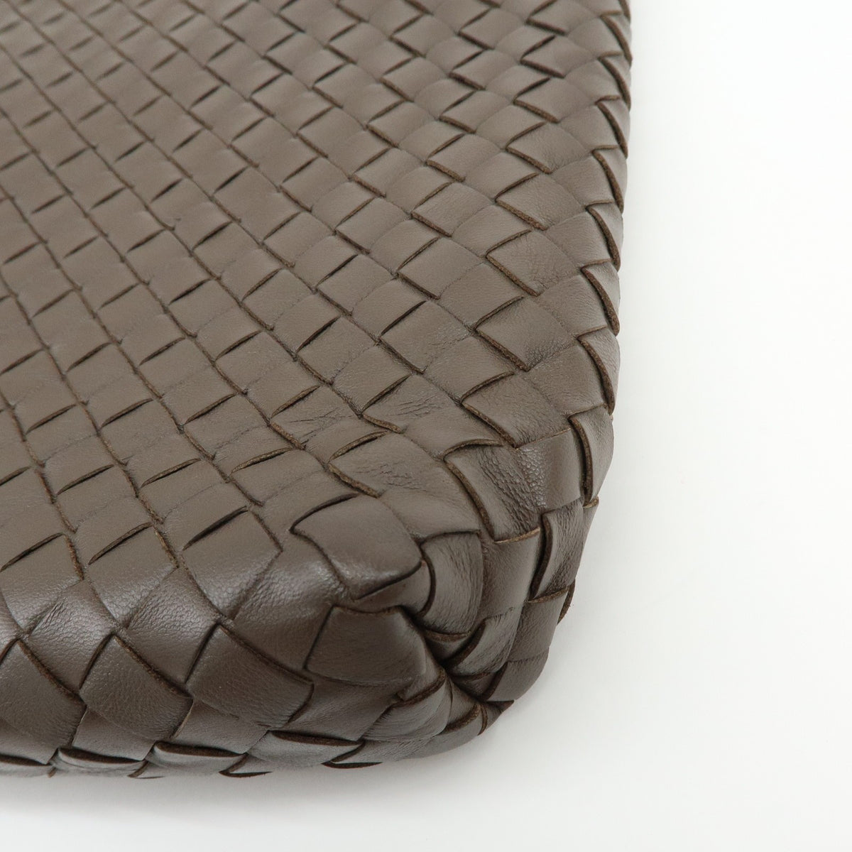 Bottega Veneta Shoulder Intrecciato Nappa Brown Leather Shoulder Bag Bag (Pre-Owned)