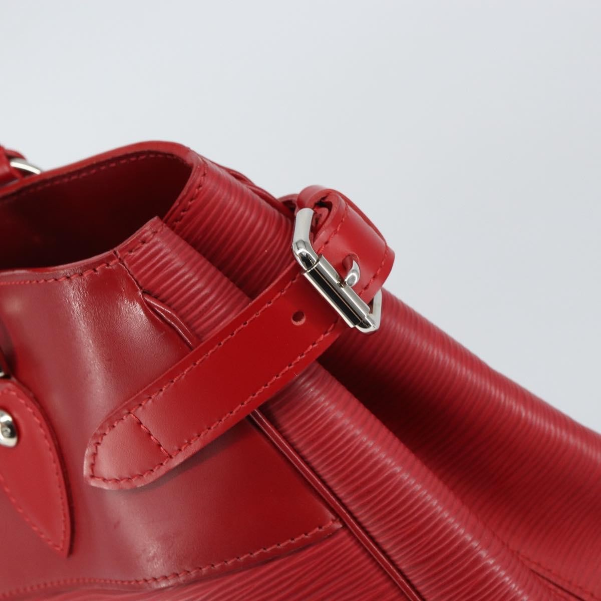 Louis Vuitton Passy Tote Epi Leather Red Leather Handbag (Pre-Owned)