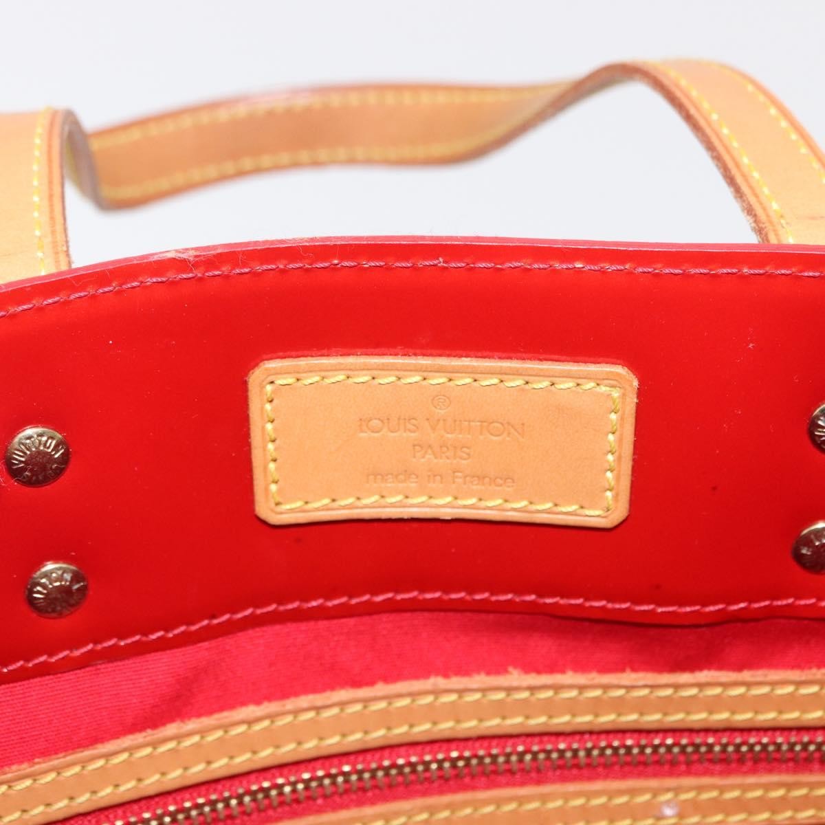 Louis Vuitton Reade Monogram Vernis Red Patent_Leather Handbag (Pre-Owned)