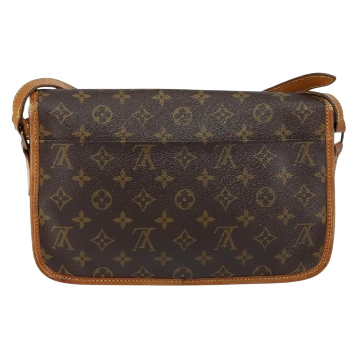 Louis Vuitton Sac Gibeciere Messenger Monogram Canvas Brown Canvas Shoulder Bag Bag (Pre-Owned)