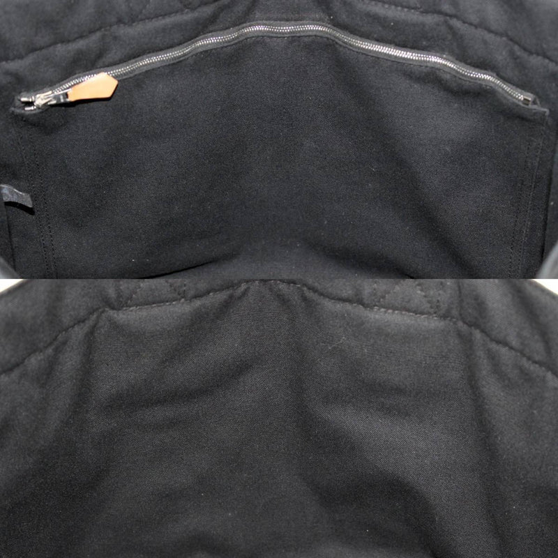 Hermès Fourre Tout Black Canvas Tote Bag (Pre-Owned)