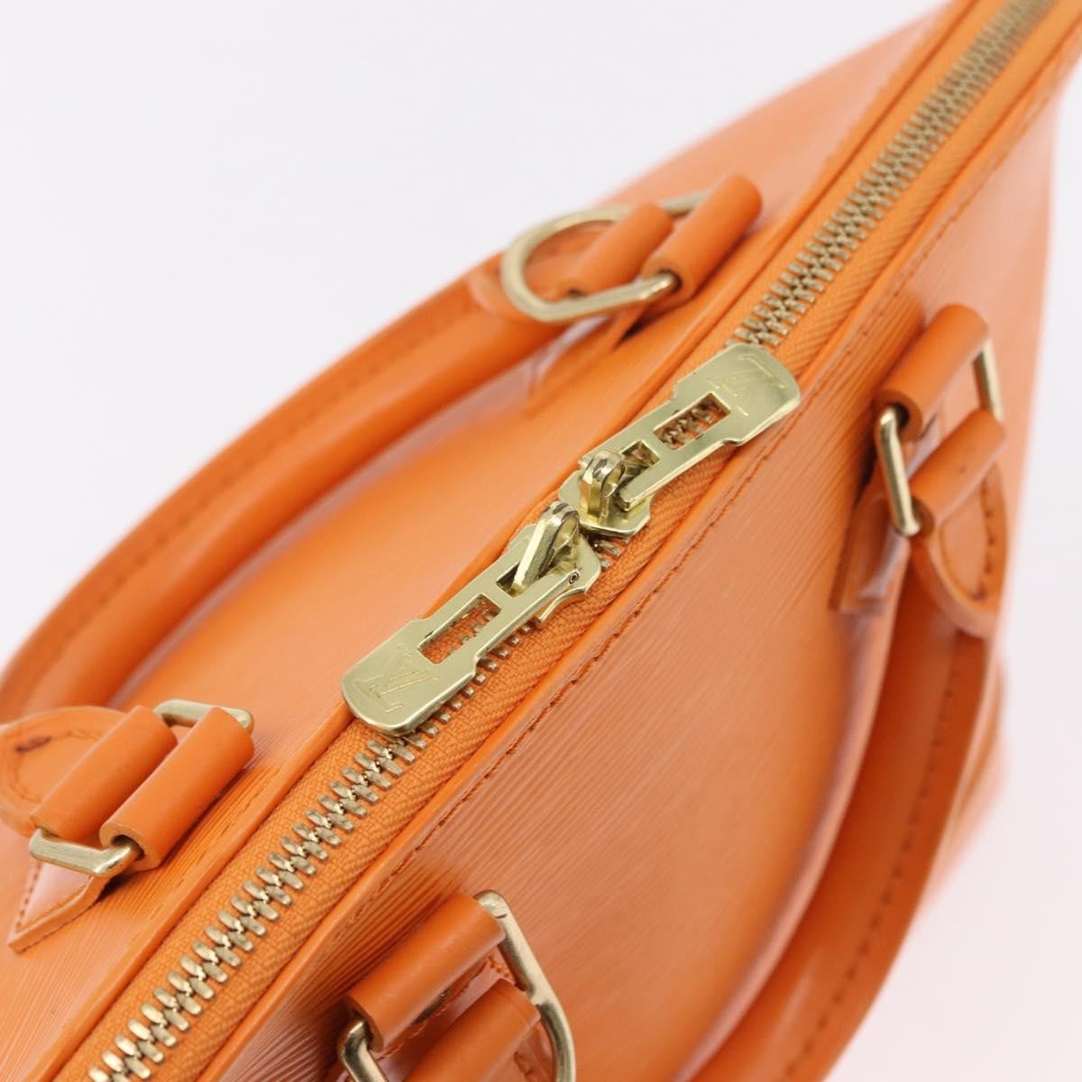 Louis Vuitton Alma Epi Leather Orange Leather Handbag (Pre-Owned)