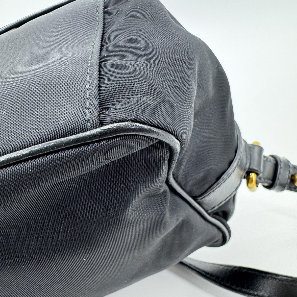 Prada Camera Tessuto Black Nylon Crossbody Bag Bag (Pre-Owned)